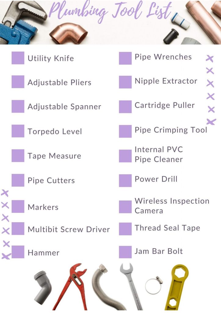 Plumbing Tool List