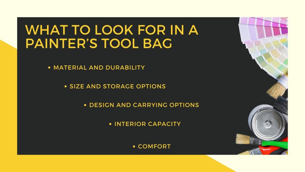 What to Look For in a Painters Tool Bag