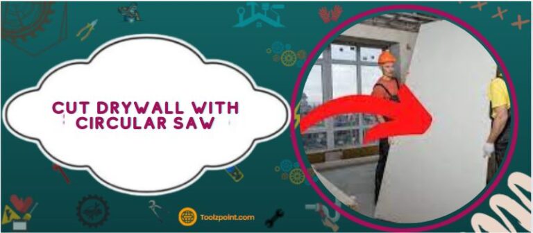 Cut drywall with circular saw